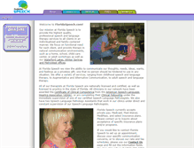 Tablet Screenshot of floridaspeech.com